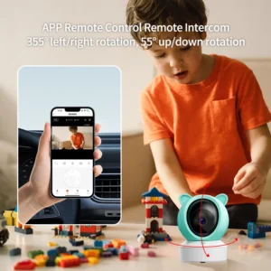 5 "Graffiti WiFi Motion Detection APP Remote View 2.4G Wireless Two-way Baby Monitor Night Vision Camera Security Protection