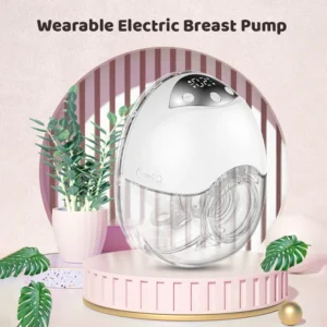 Wearable Electric Breast Pump 4 Modes 12 Suction Levels Milk Collector 210ml Capacity Breast Pumps with BPA-Free