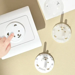 10pcs Bear EU Power Socket Electrical Outlet Baby Kids Child Safety Guard Protection Anti Electric Shock Plugs Protector Cover